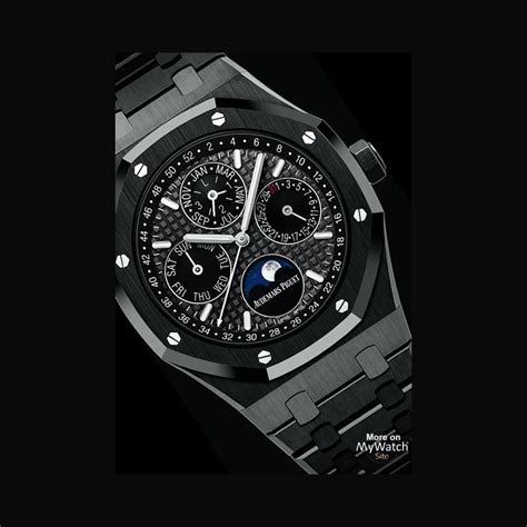 audemars piguet quantieme perpetuel ceramique noir|Montres à Quantième Perpétuel .